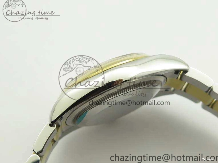 1:1 Diam 36mm SA3135 On YG SS Datejust V2 116234 Dial White Best Oyster DJF Com Bracelet Edition 0313